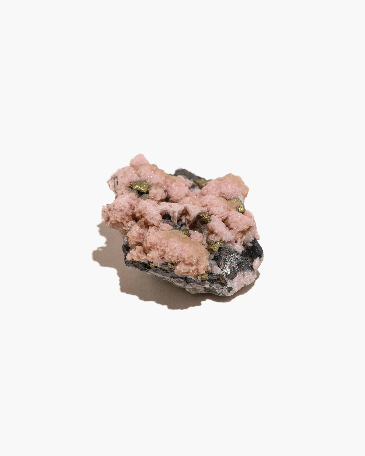 Rhodochrosite, Pyrite and Stilbite – N°03 - Self & Others