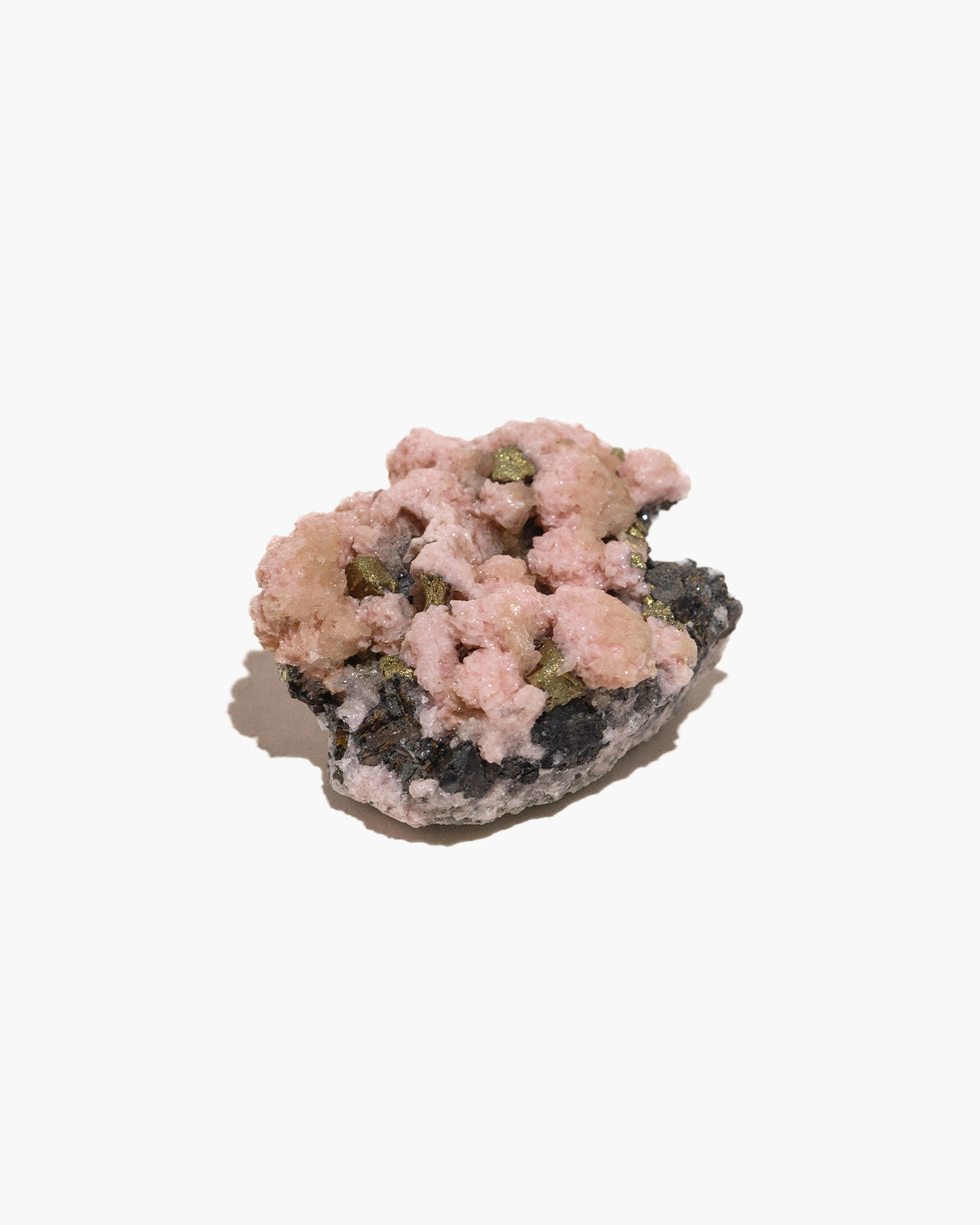 Rhodochrosite, Pyrite and Stilbite – N°03 - Self & Others