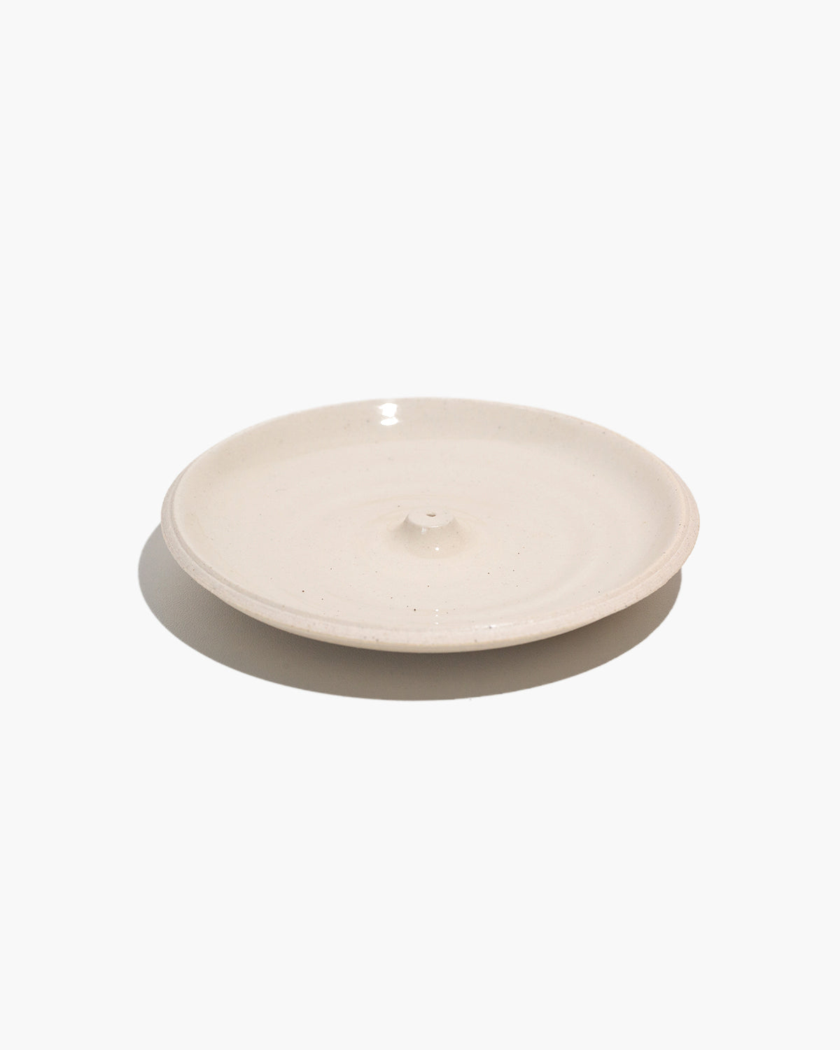 Stoneware Ceramic Incense Holder – Off-White