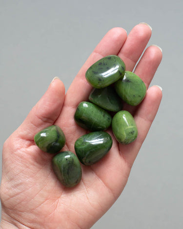 Nephrite Tumbled Healing Crystal – Soothing/Abundance - Self & Others