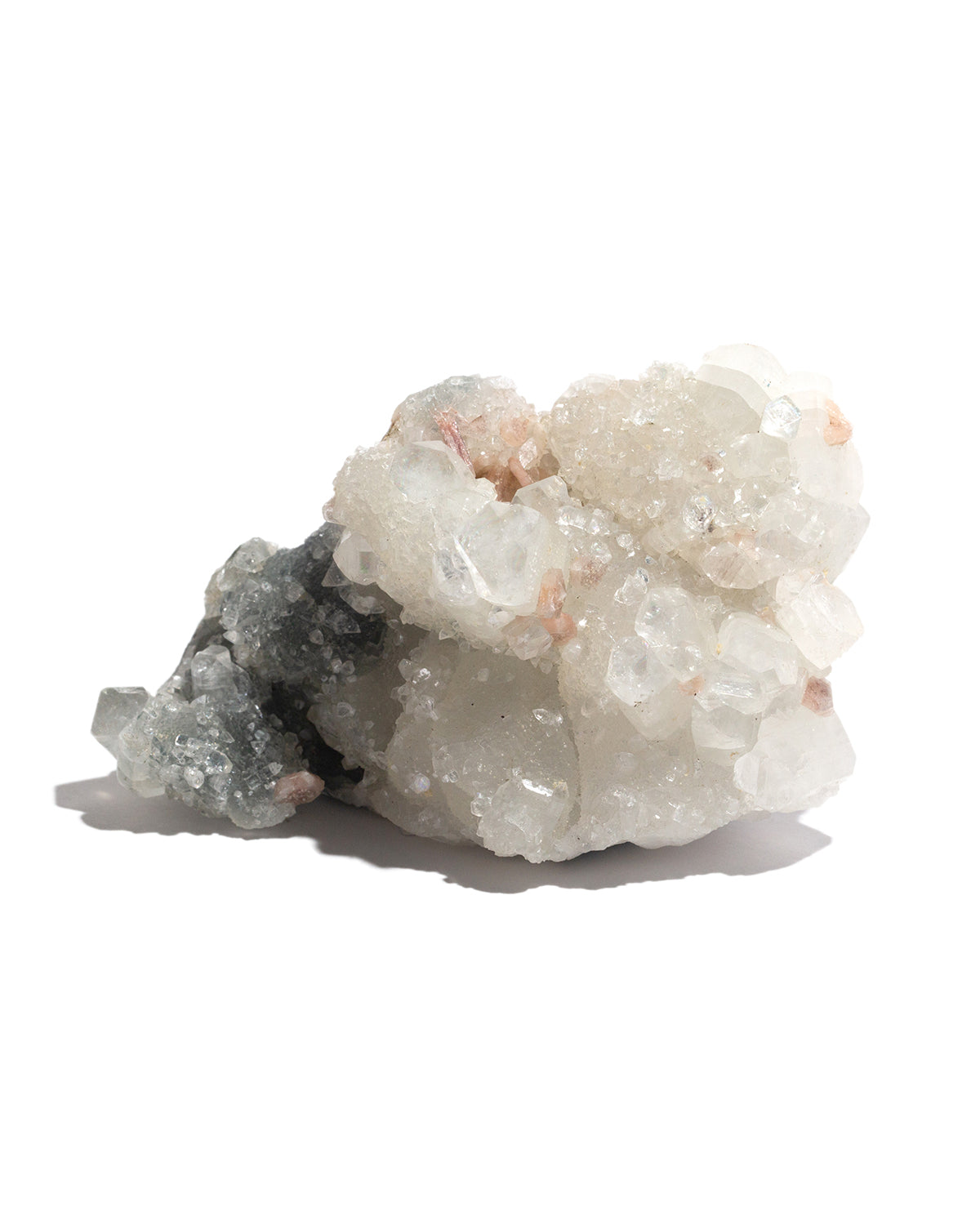 Zeolite 014 – Apophyllite Cluster on Chalcedony - Self & Others