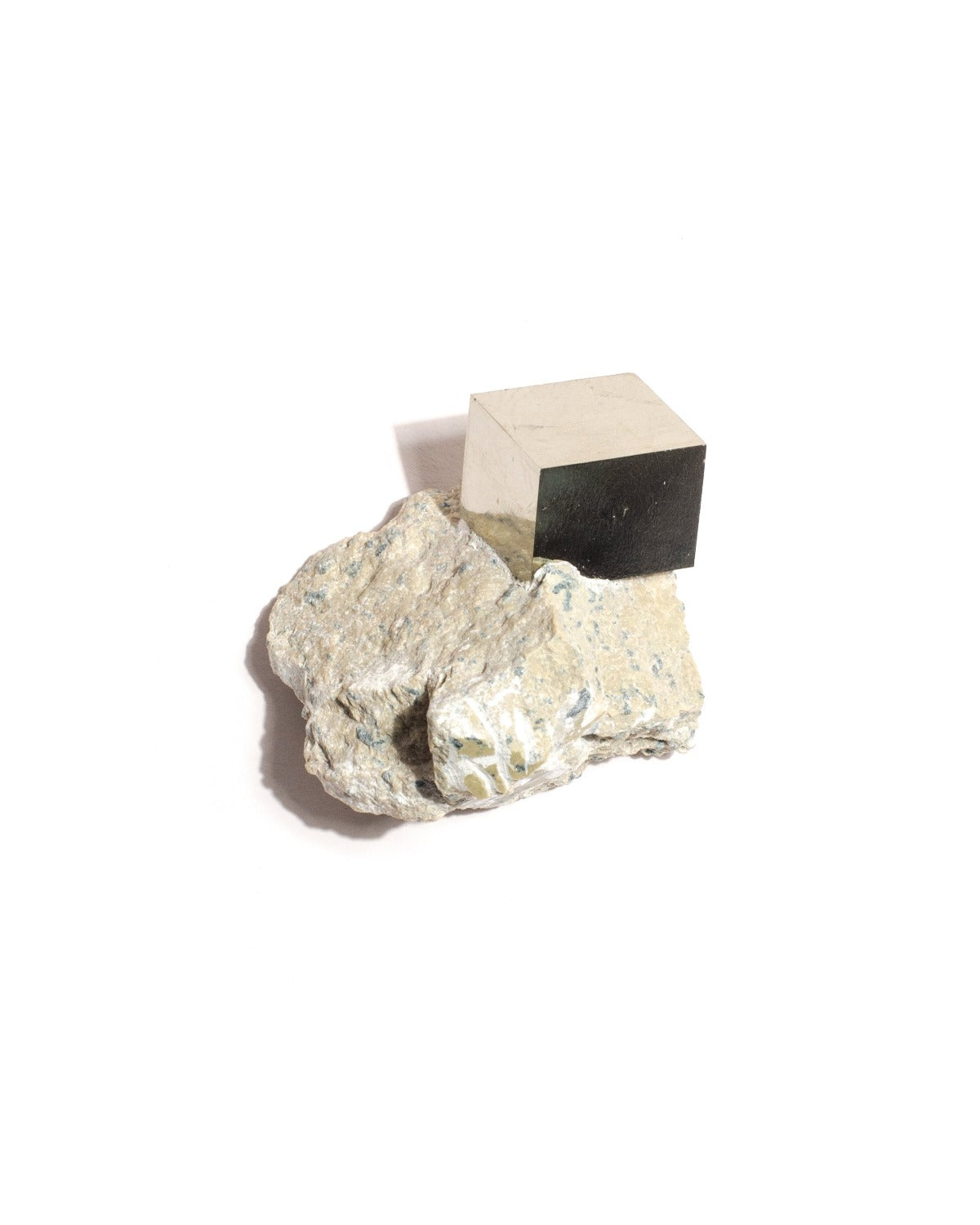 Pyrite Cube On Matrix –  N°05