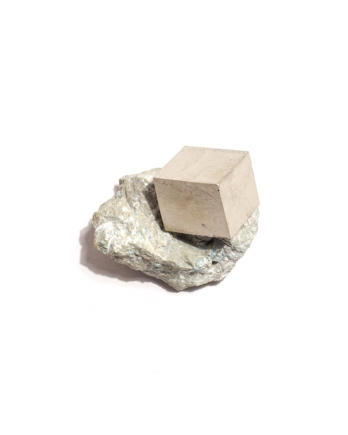 Pyrite Cube On Matrix – N°03