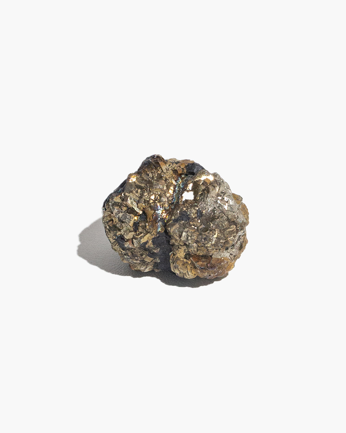 Super Nova Pyrite (Marcasite with Graphite) Cluster – N°01