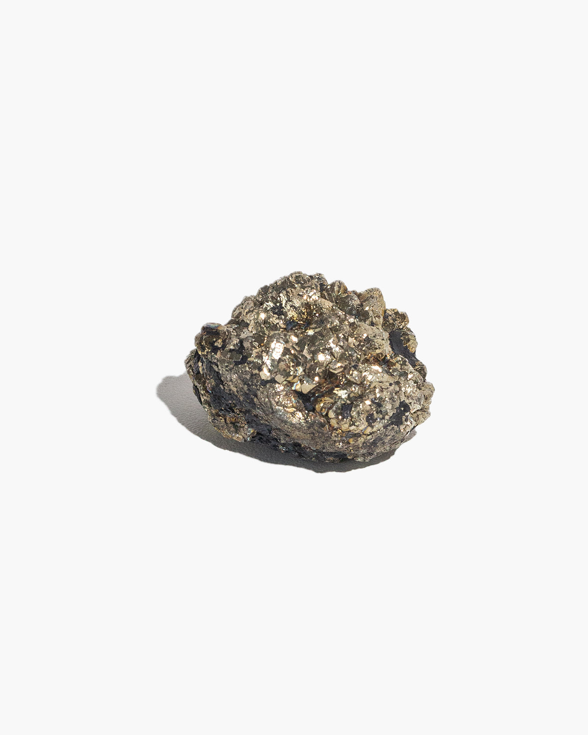 Super Nova Pyrite (Marcasite with Graphite) Cluster – N°04
