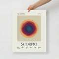Scorpio Astrology Zodiac Gradient Poster - Self & Others