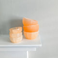 Peach Selenite Bowl – Small - Self & Others