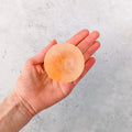 Peach Selenite Bowl – Extra Small - Self & Others