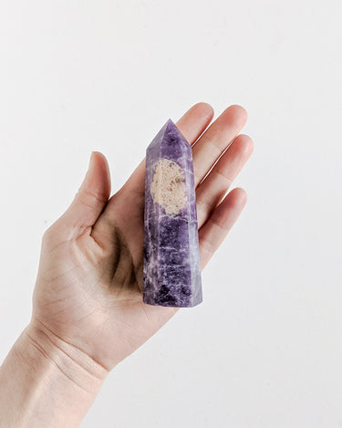 Lepidolite Polished Tower – 006 - Self & Others