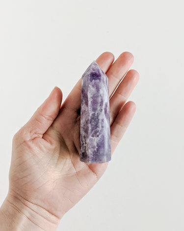 Lepidolite Polished Tower – 008 - Self & Others